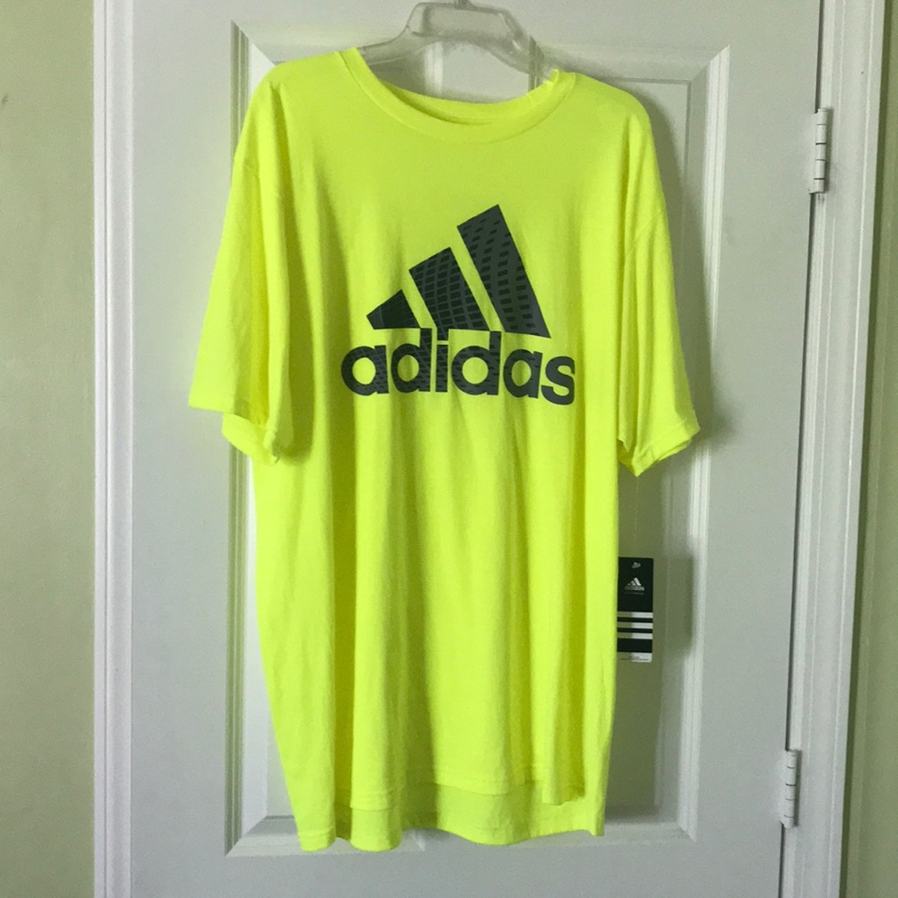 Brand new Adidas T-Shirt. Neon Yellow. X-Large